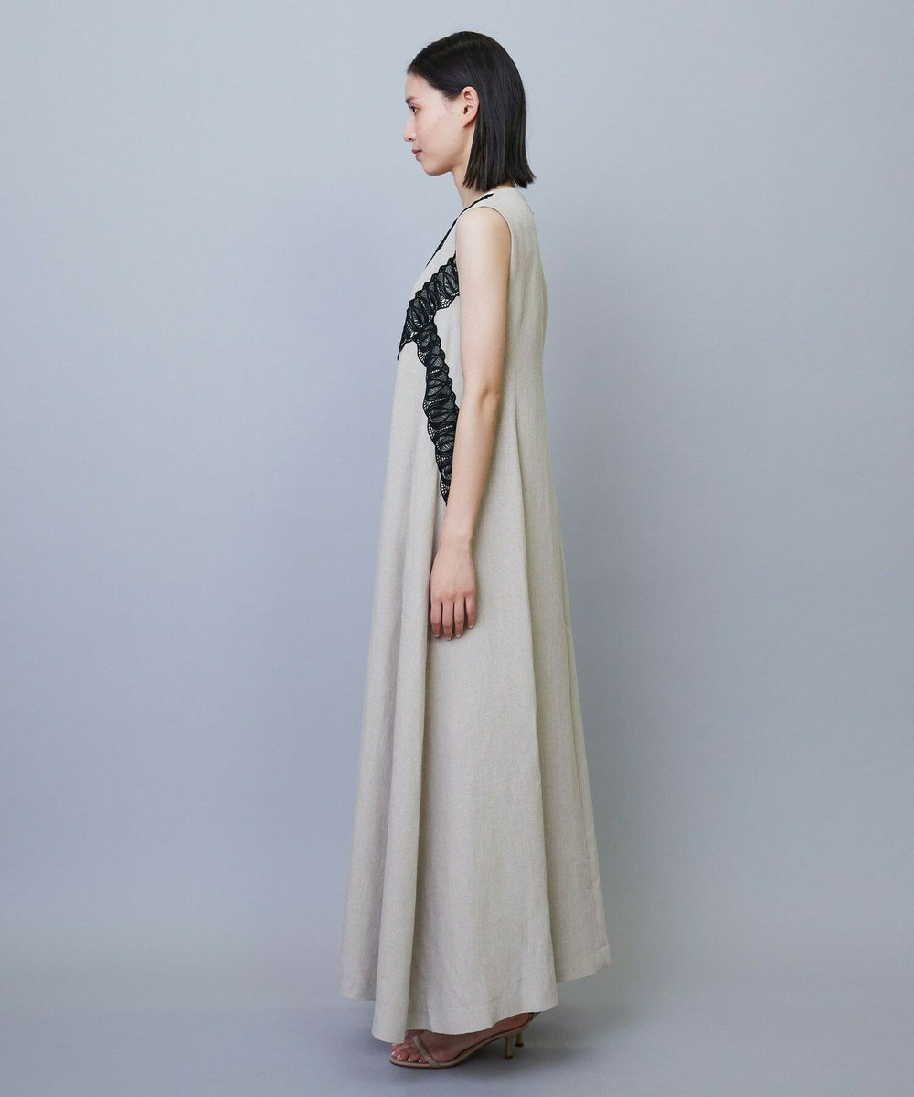 L'EQUIPE COUTURIER リネンワンピース ベージュ