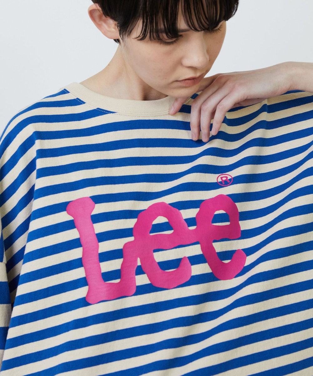 FRAPBOIS Lee×FRAPBOIS BIGTシャツ ブルー