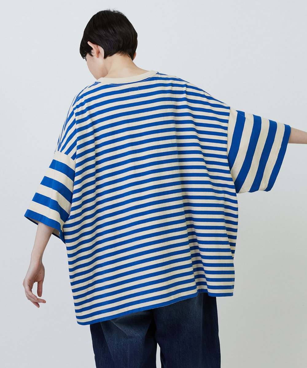 FRAPBOIS Lee×FRAPBOIS BIGTシャツ ブルー