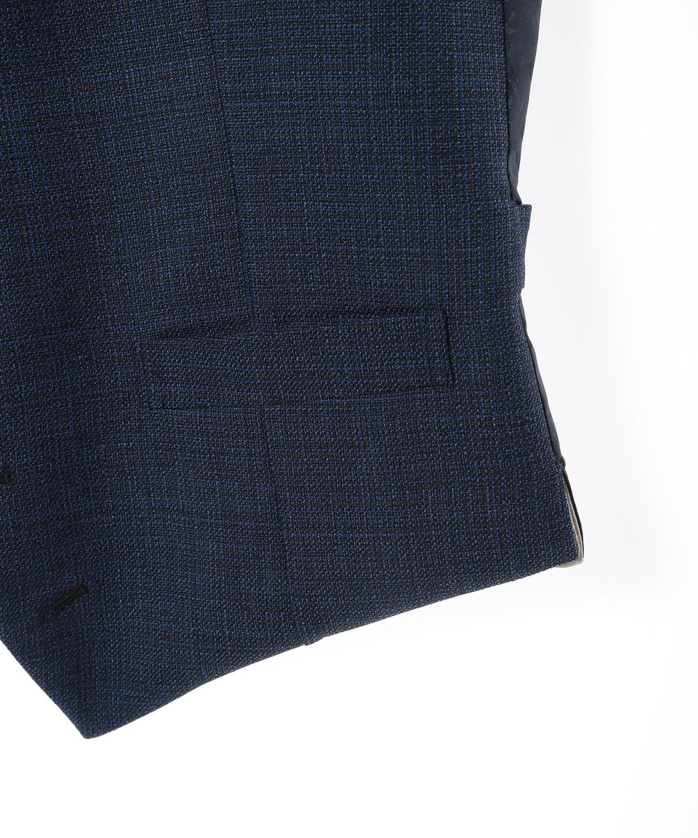 MEN'S BIGI ミックスヤーン/ポップサックリバーシブルベスト ネイビー