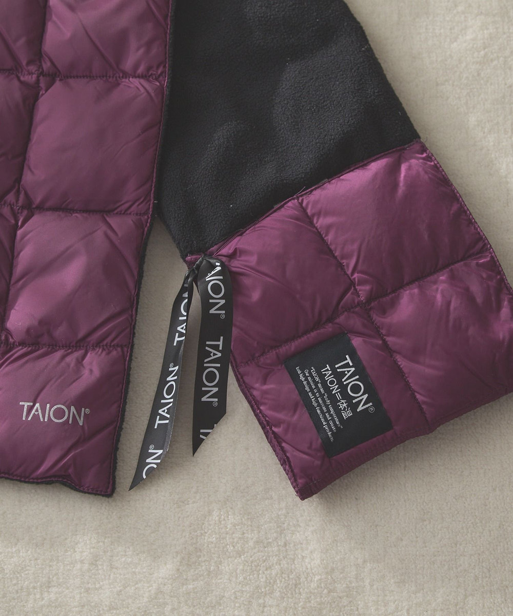 UNION STATION TAION BASIC DOWN SCARF パープル
