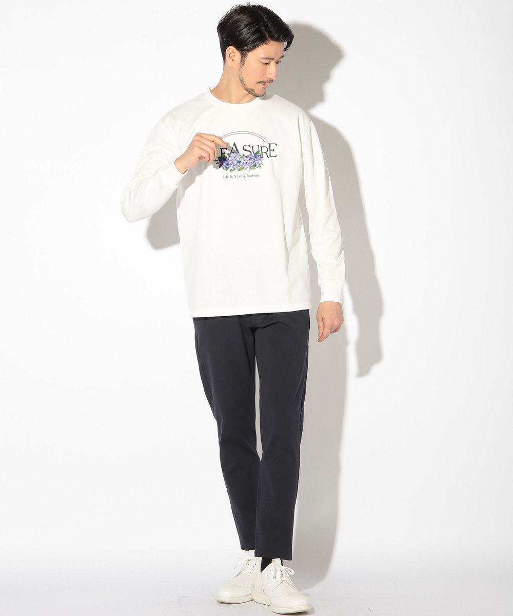 UNION STATION リサイクルポリエステルポンチロンT/デザインTシャツ ホワイト