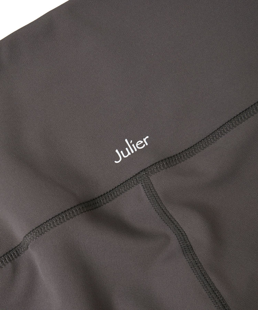 Julier 【定番】YOGA FITレギンス/UVカット・吸汗速乾・ホットヨガ対応・水着・水陸両用 グレー