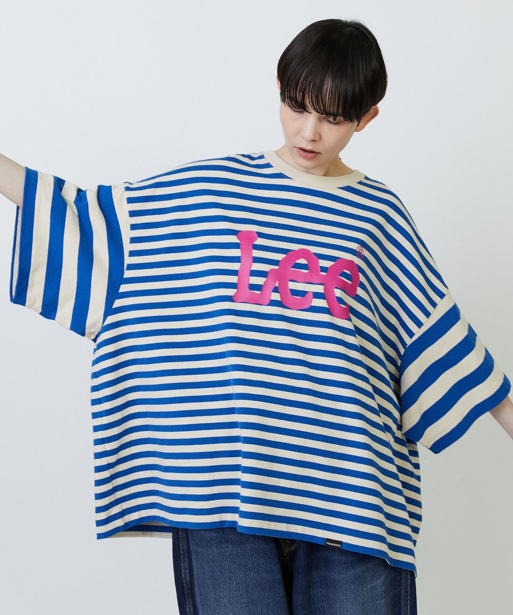 FRAPBOIS Lee×FRAPBOIS BIGTシャツ ブルー