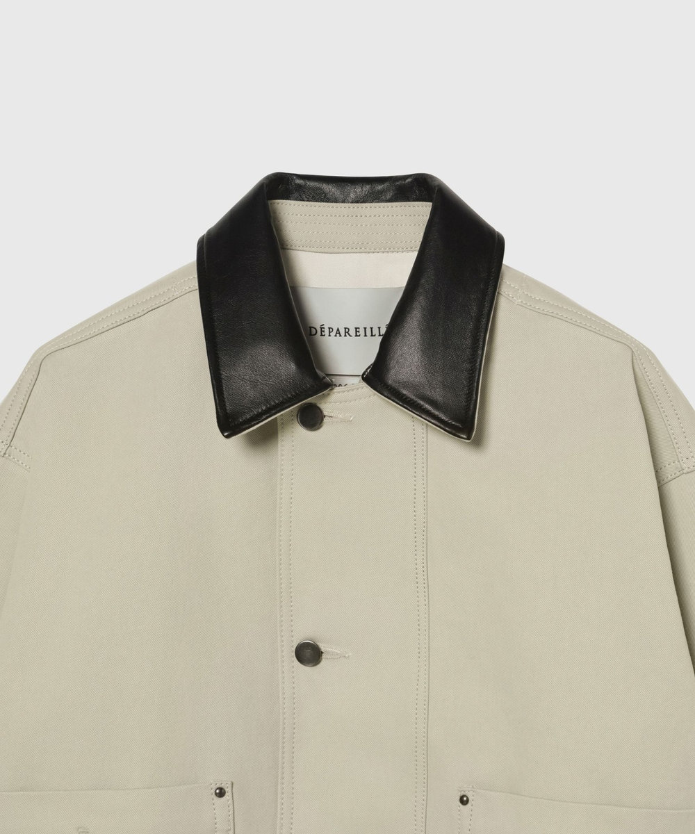 DÉPAREILLÉ GABARDINE BLOUSON / ギャバジンブルゾン ベージュ