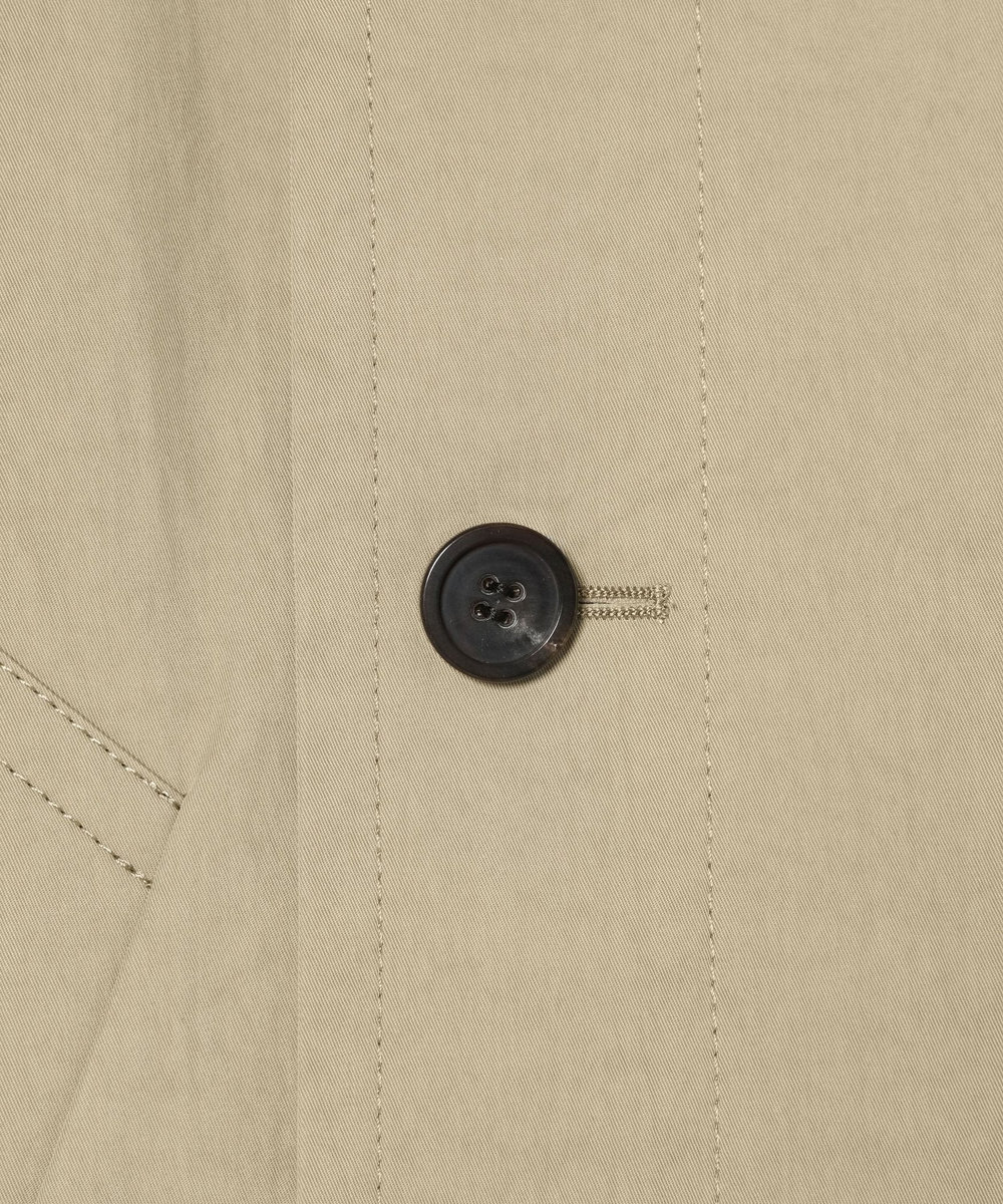 DÉPAREILLÉ GABARDINE PEPLUM SHORT COAT / ギャバジンペプラムショートコート ベージュ
