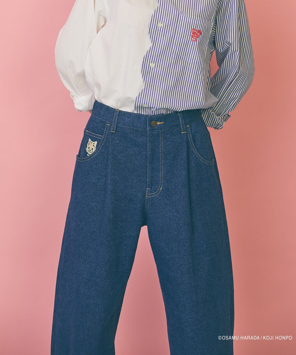 FRAPBOIS OSAMU GOODS デニムパンツ ブルー