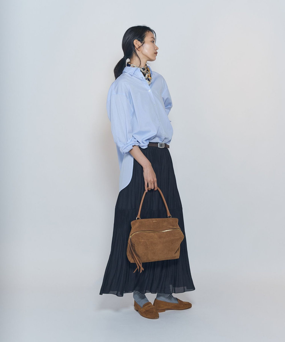 1er Arrondissement シャンブレーシャツ サックスブルー