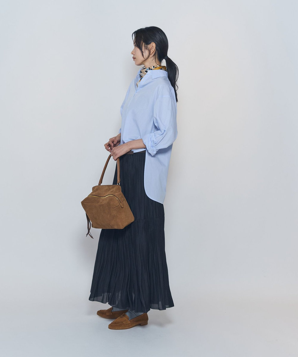 1er Arrondissement シャンブレーシャツ サックスブルー
