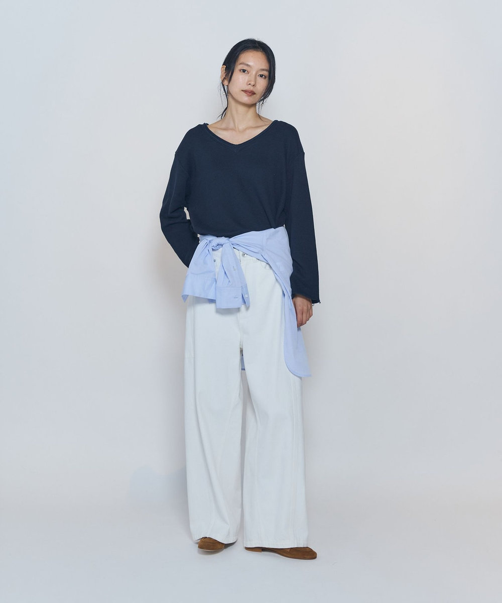 1er Arrondissement シャンブレーシャツ サックスブルー