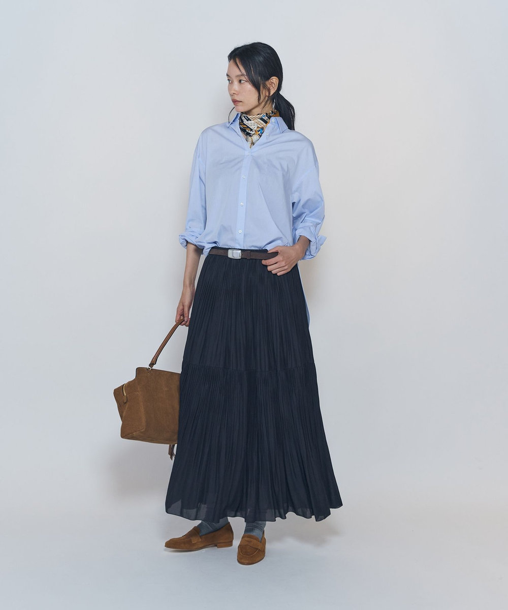 1er Arrondissement シャンブレーシャツ サックスブルー