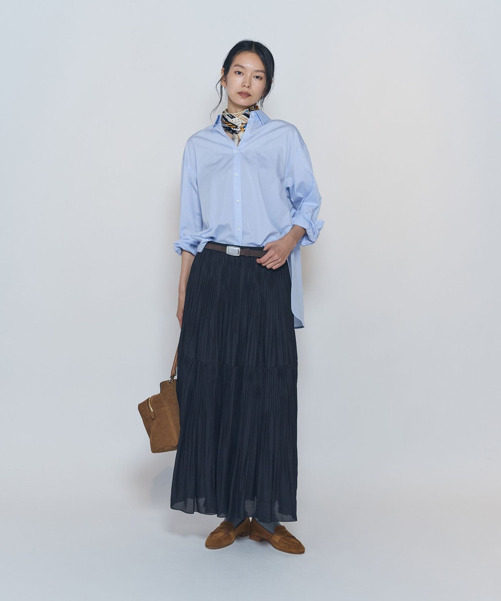 1er Arrondissement シャンブレーシャツ サックスブルー