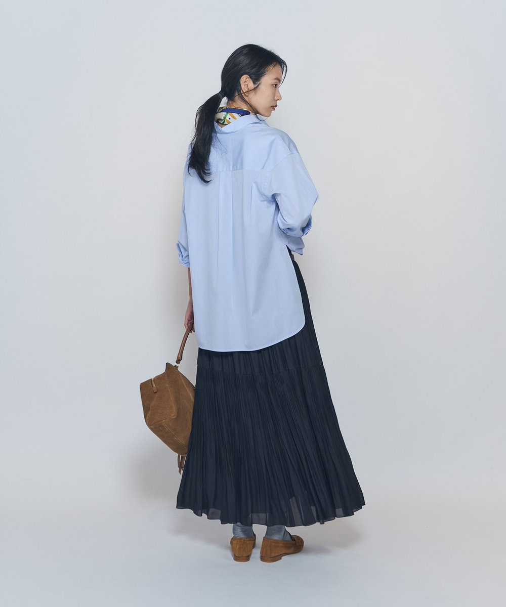 1er Arrondissement シャンブレーシャツ サックスブルー