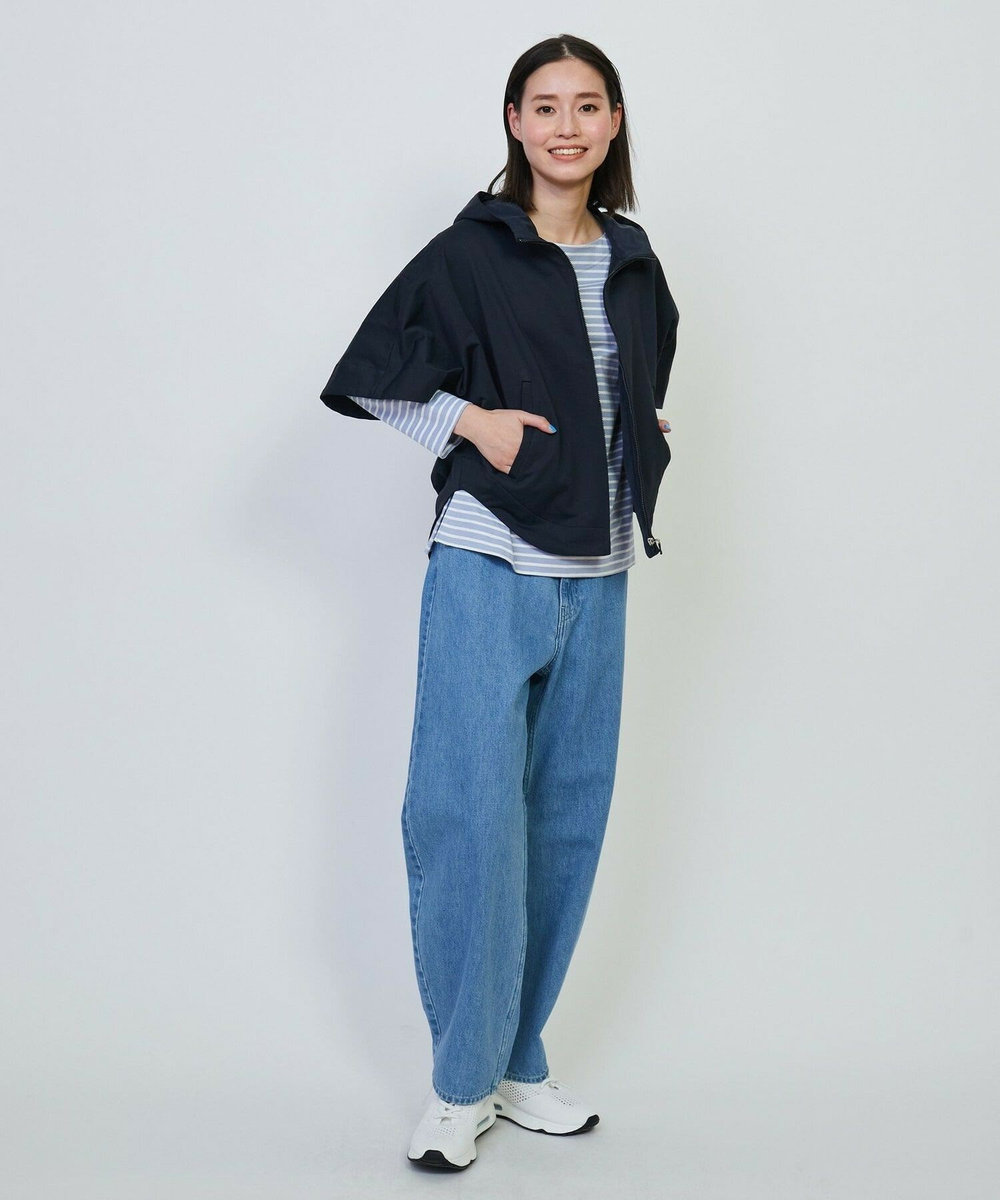 L'EQUIPE GREEN エコナイロンフーディジレ ネイビー