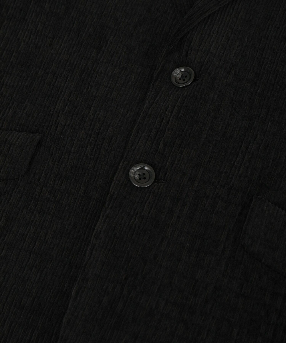 MEN'S BIGI シャーリングコーデュロイジャケット＜ストレッチ＞ ブラック