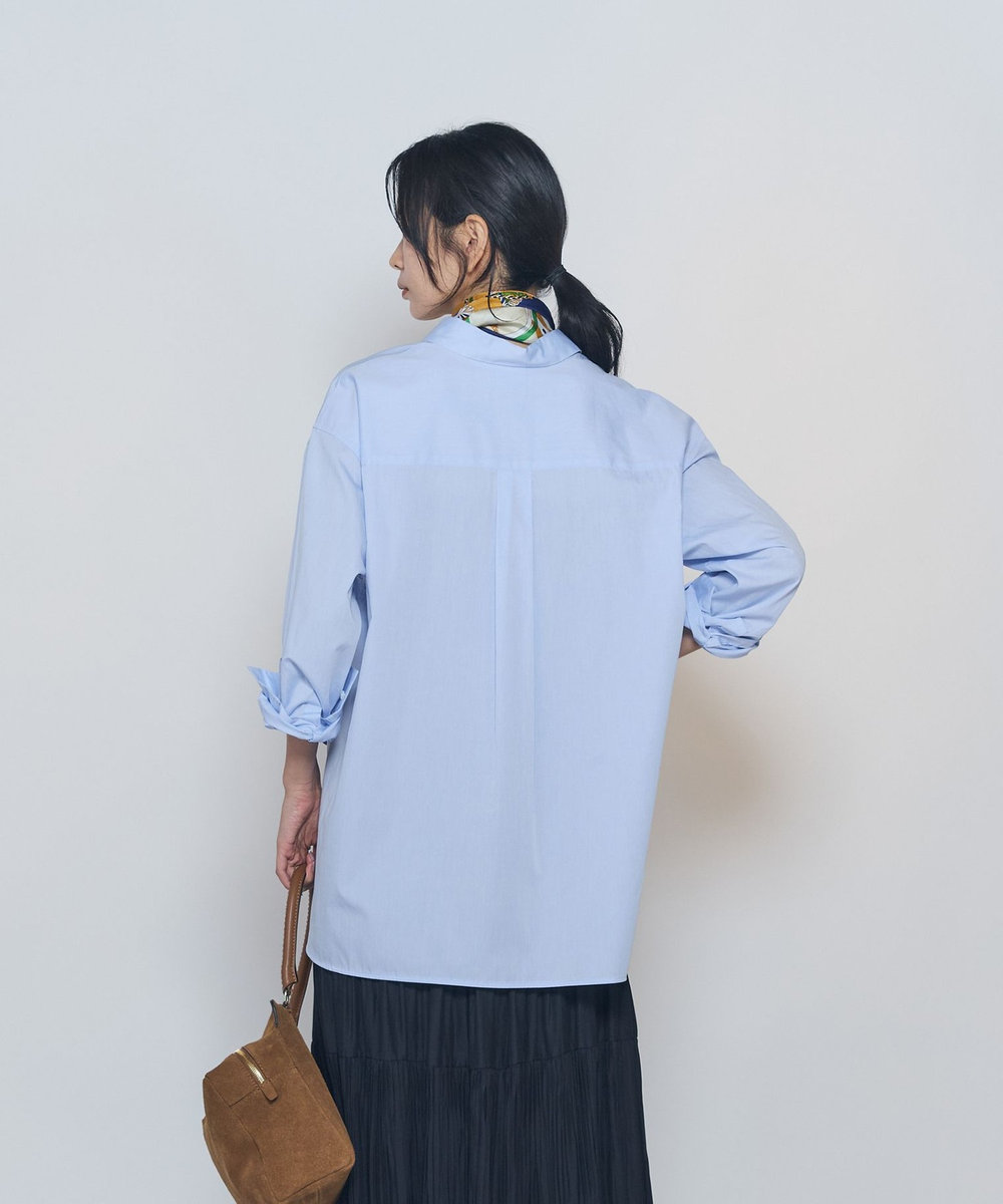 1er Arrondissement シャンブレーシャツ サックスブルー