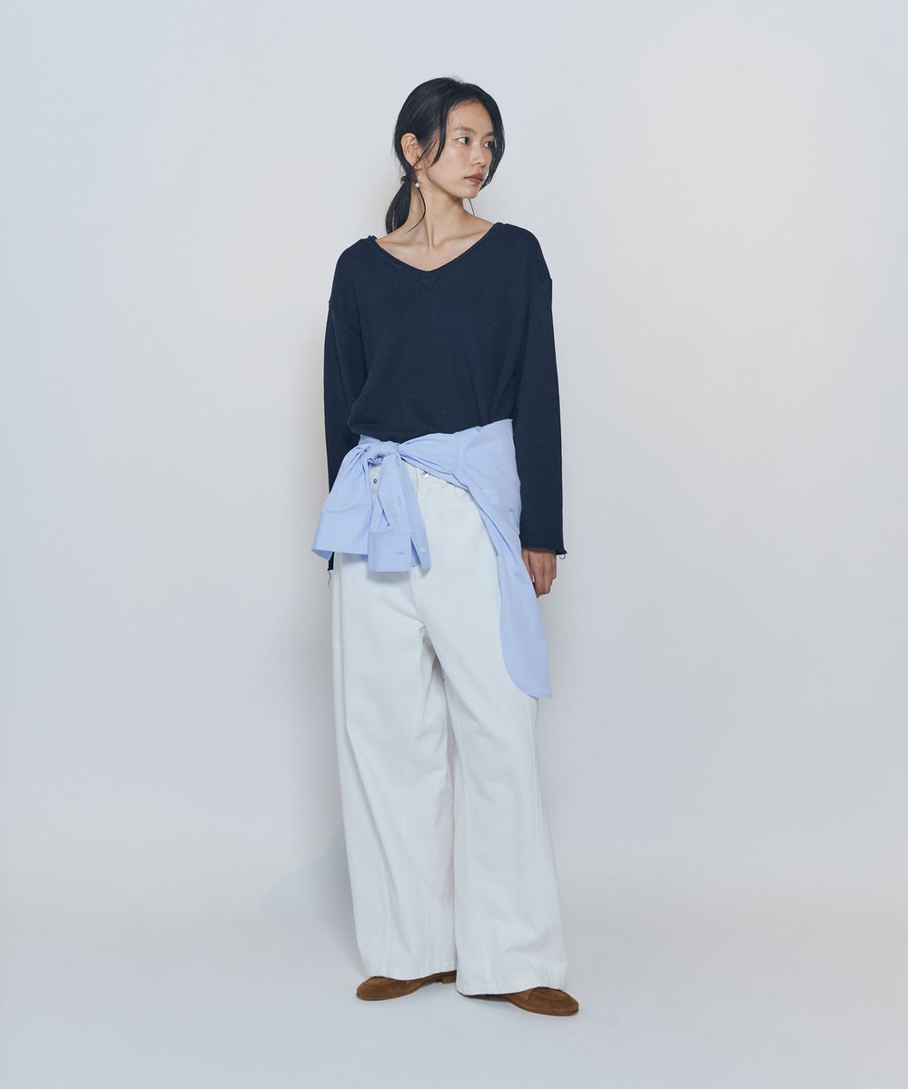 1er Arrondissement シャンブレーシャツ サックスブルー