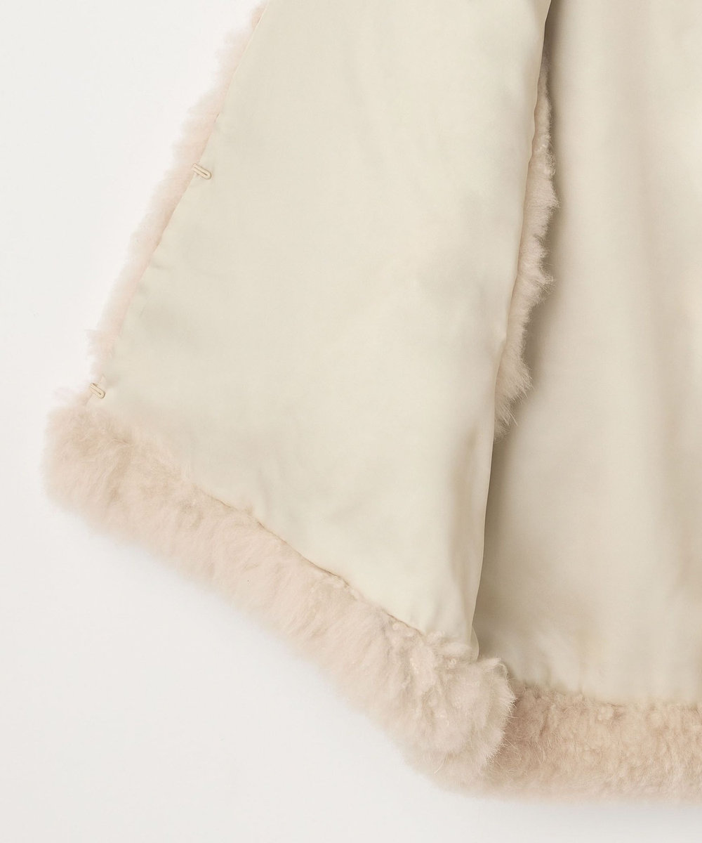 DÉPAREILLÉ CASHMERE FUR VEST / カシミヤファーベスト ベージュ