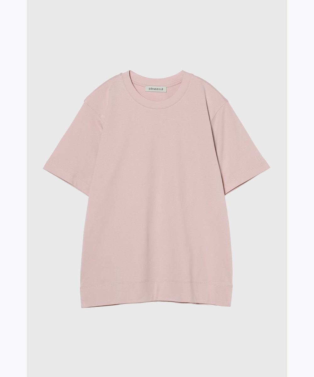 DÉPAREILLÉ SMOOTH SHORT SLEEVE T SHIRT / スムースショートスリーブTシャツ ピンク