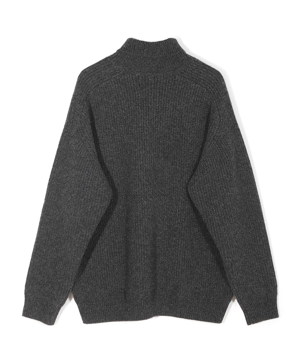MEN'S BIGI 【50th Anniv . 菊池武夫】5G TURTLENECK KNIT チャコールグレー