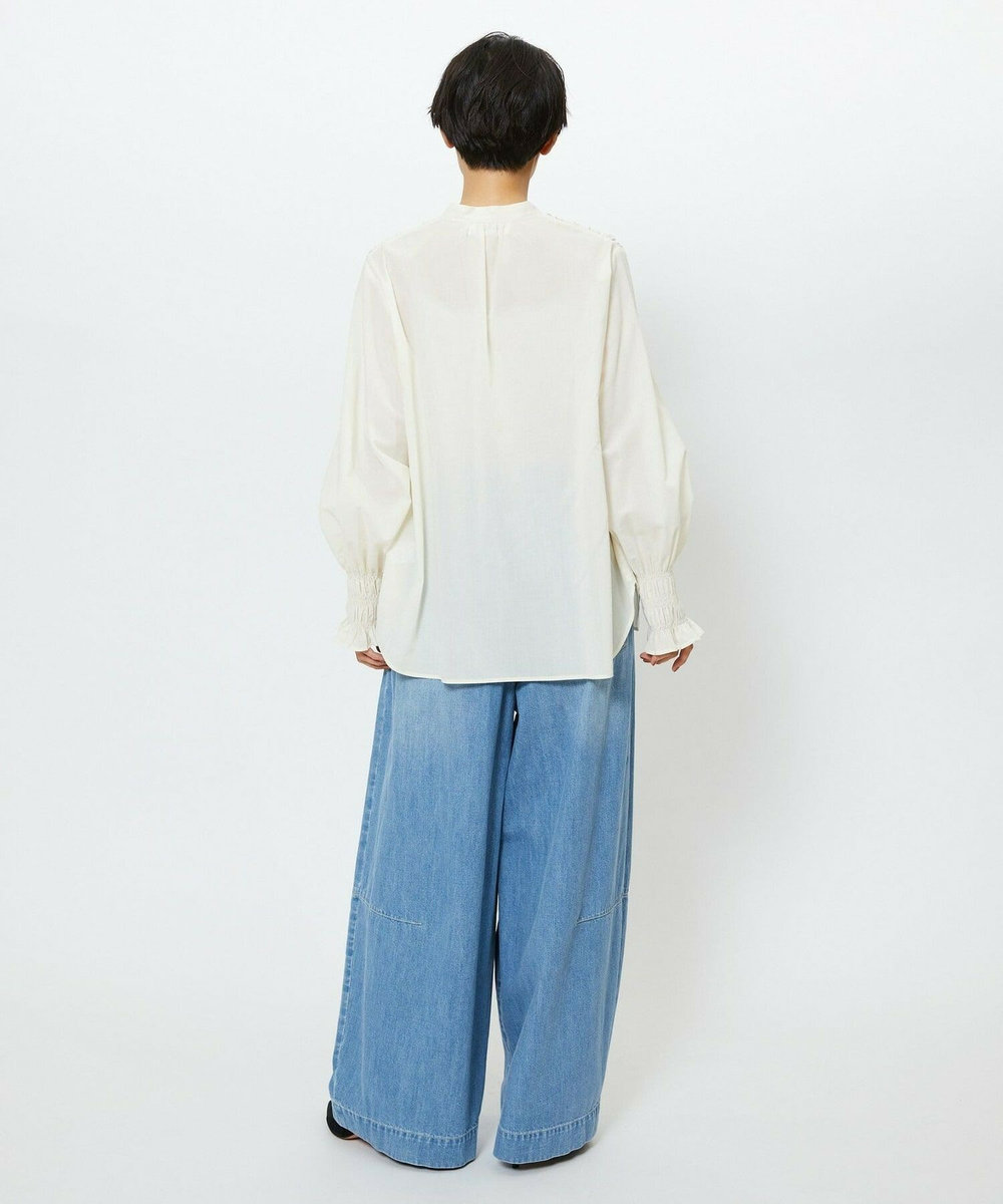 feerique feerique　デニムコクーンシルエットワイドパンツ ブルー