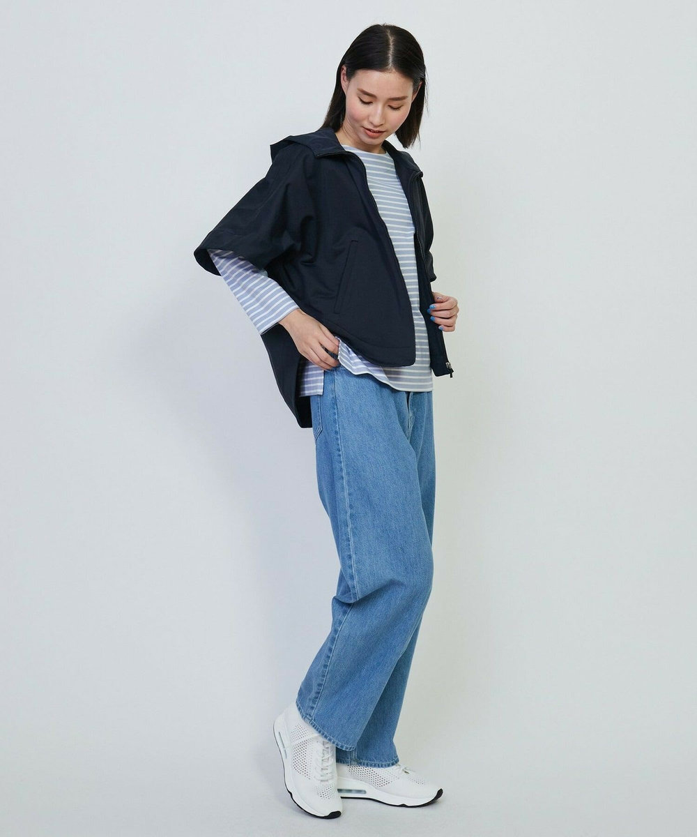L'EQUIPE GREEN エコナイロンフーディジレ ネイビー
