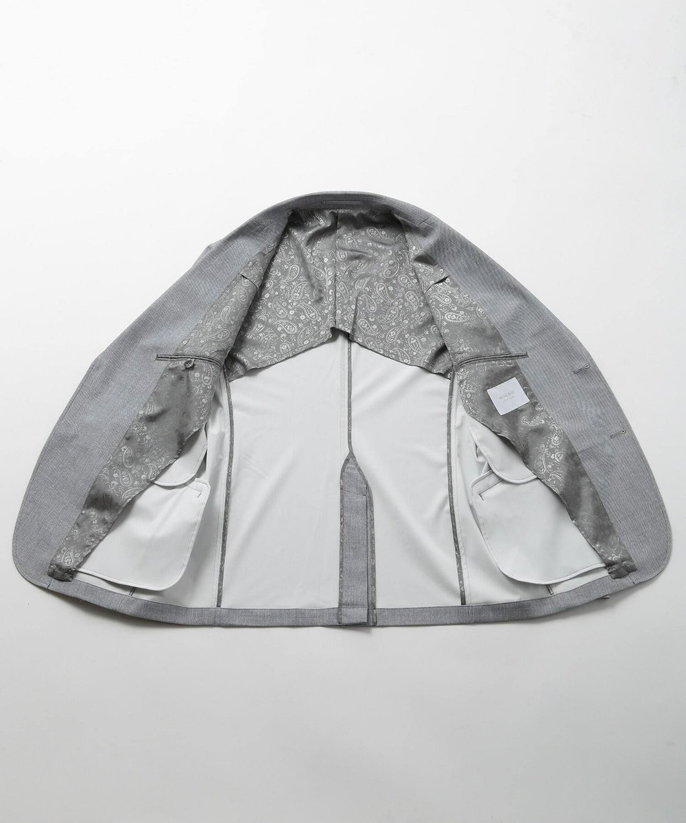 MEN'S BIGI 【ACTIVE TAILOR】COOL TOUCH 接触冷感ハイパーストレッチジャケット ライトグレー