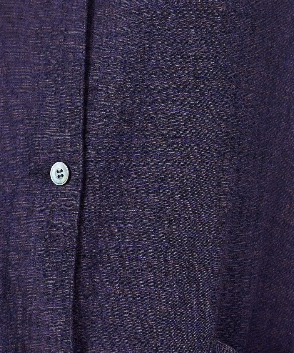 congés payés ADIEU TRISTESSE 【FAVE】シャーリングシャツジャケット ネイビー