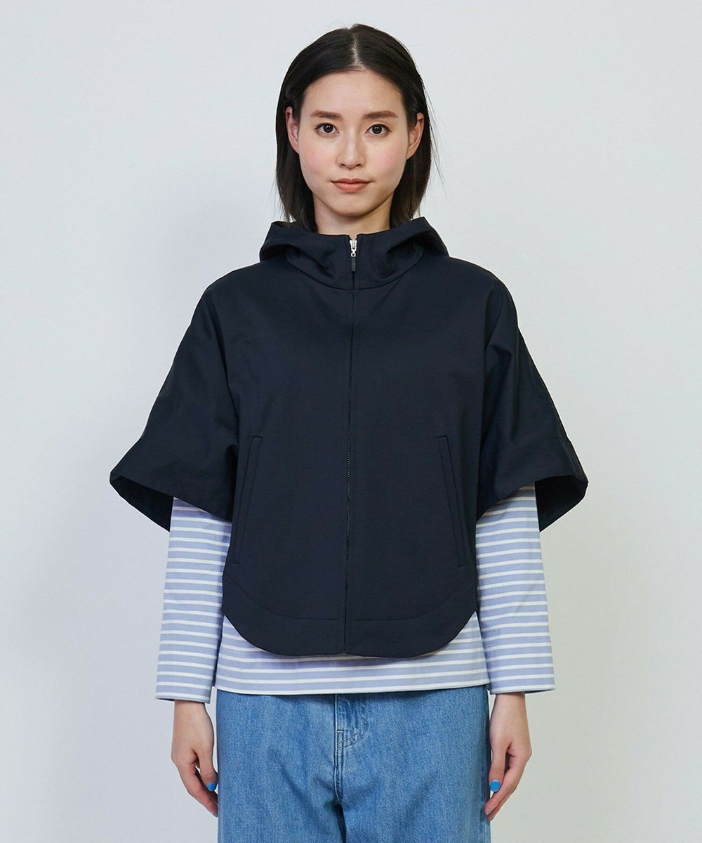 L'EQUIPE GREEN エコナイロンフーディジレ ネイビー