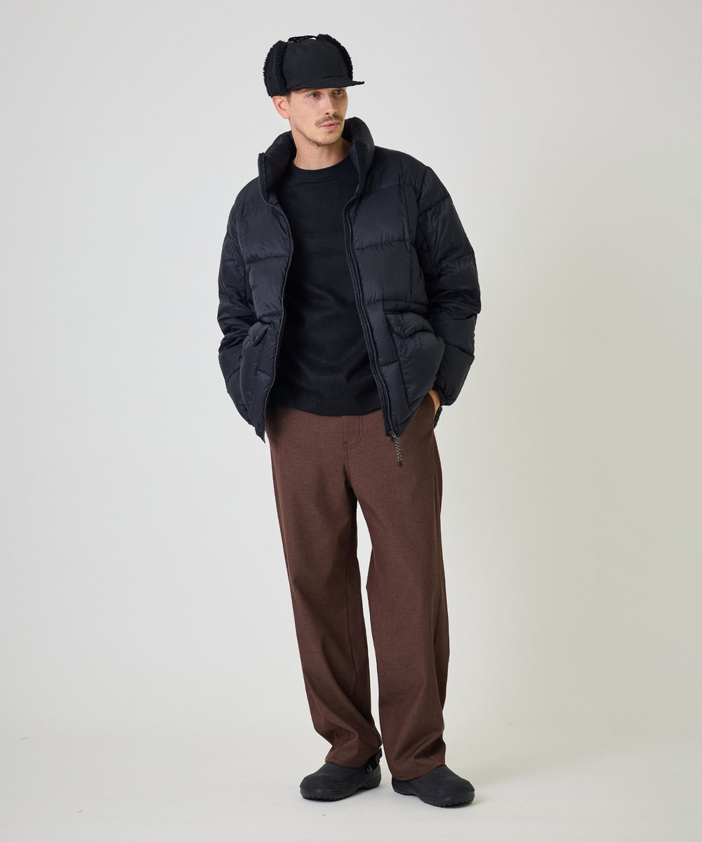 UNION STATION Basiquenti Quilting Short Flap Cap ブラック