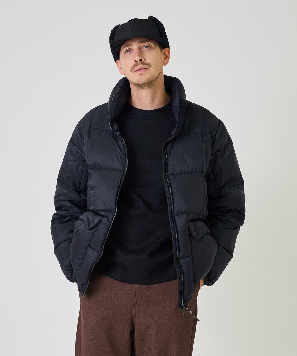 UNION STATION Basiquenti Quilting Short Flap Cap ブラック