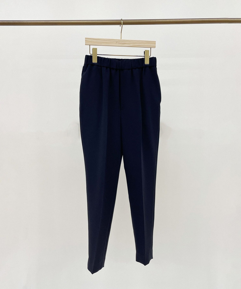 1er Arrondissement ダブルクロステーパードパンツ ネイビー