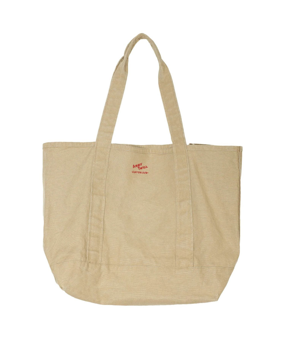 UNION STATION ARMY TWILL ToteBag_Print ベージュ