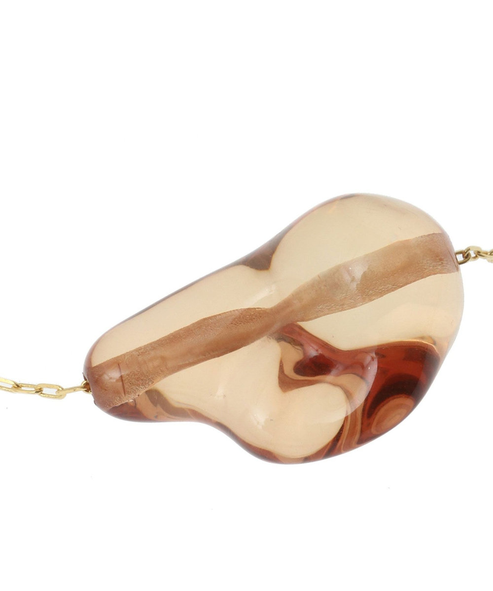 1er Arrondissement ＜Bijou R.I (ビジューアールアイ)＞Clear Baroque Pearl ネックレス ブラウン