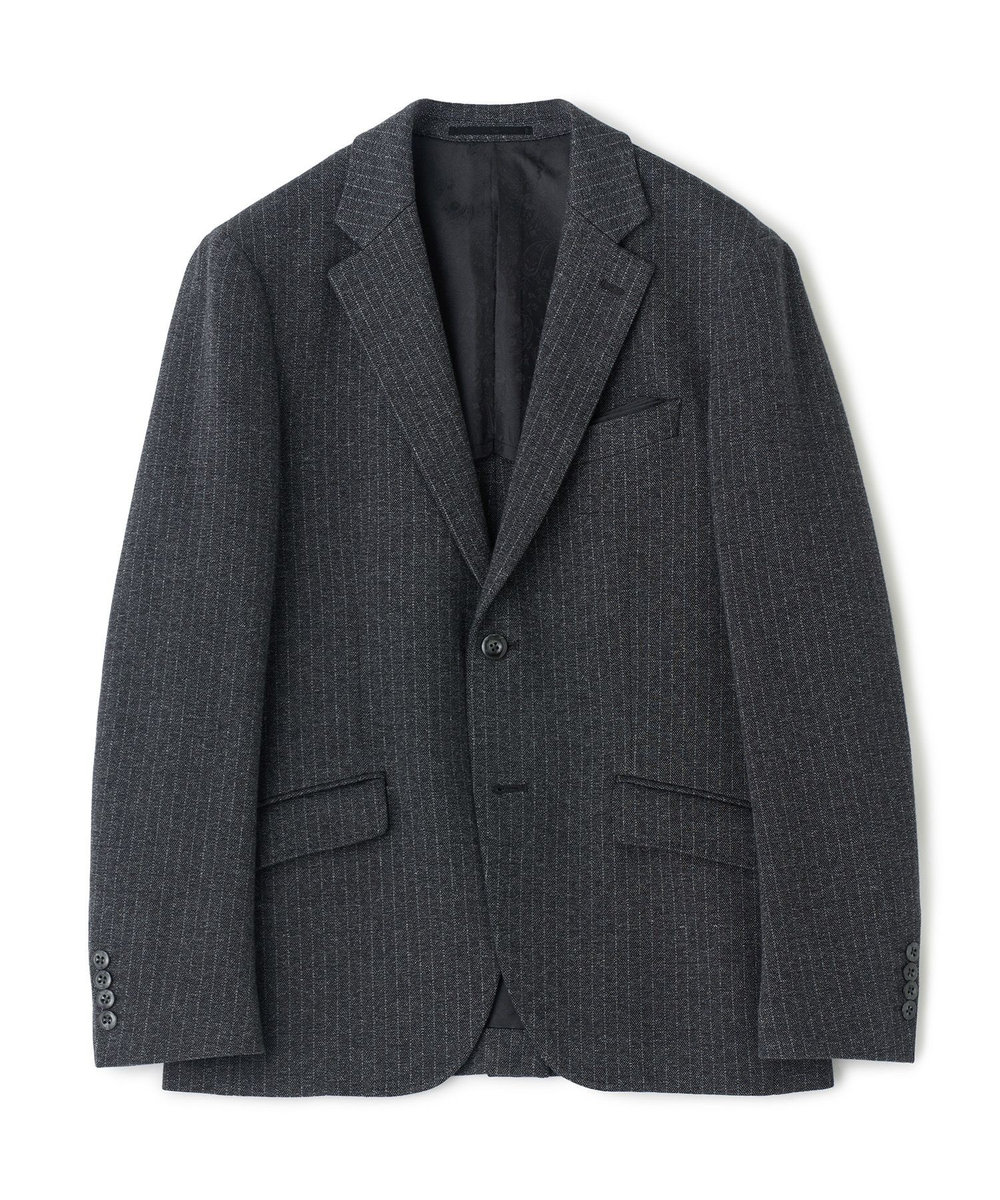 MEN'S BIGI ウール混ツイルジャージジャケット グレー系その他