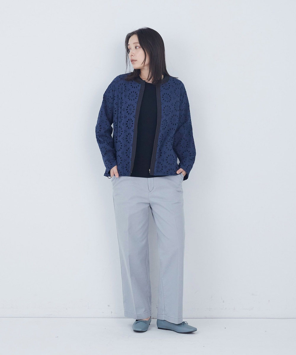 ADIEU TRISTESSE リバーシブルブルゾン ネイビー