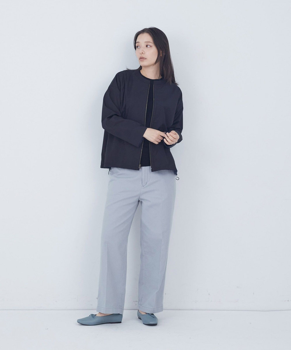 ADIEU TRISTESSE リバーシブルブルゾン ネイビー