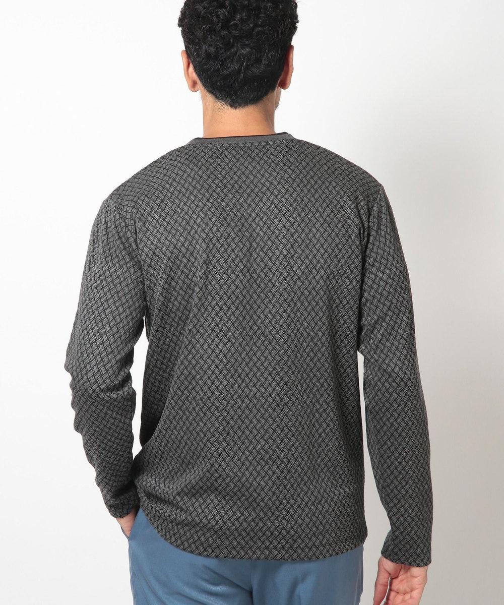 MEN'S BIGI フクレジャカードVネックカットソー グレー系その他