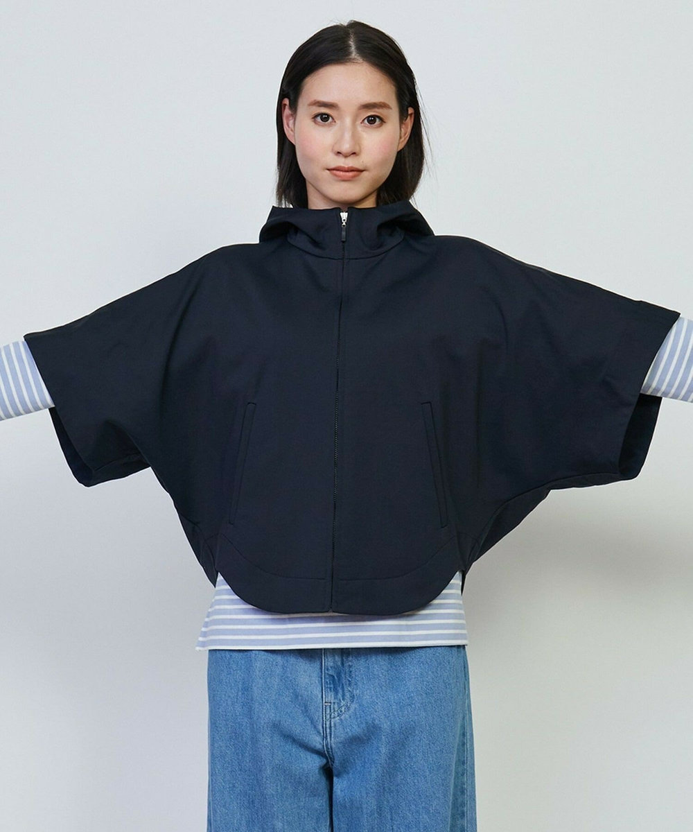 L'EQUIPE GREEN エコナイロンフーディジレ ネイビー