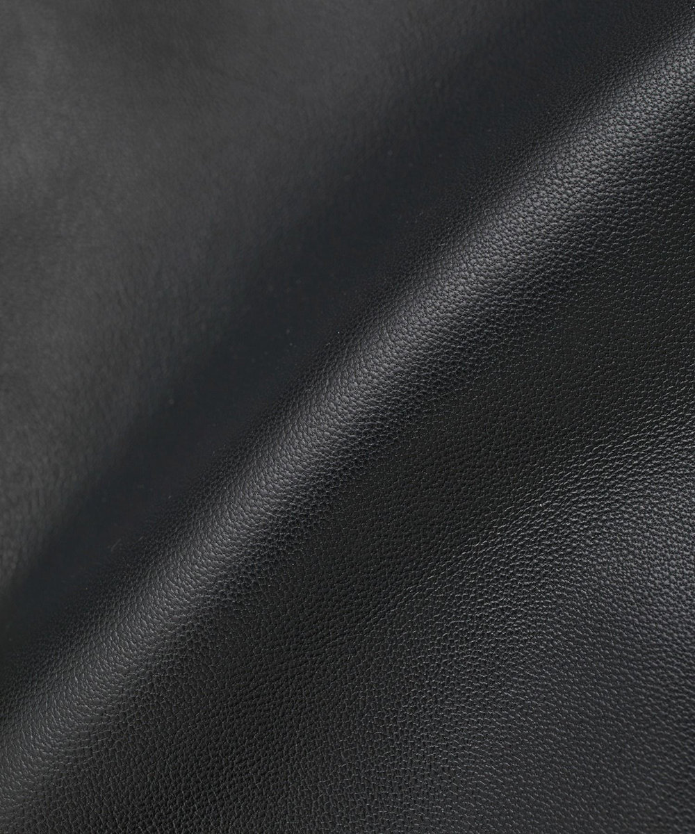 MEN'S BIGI シープレザーブルゾン ブラック