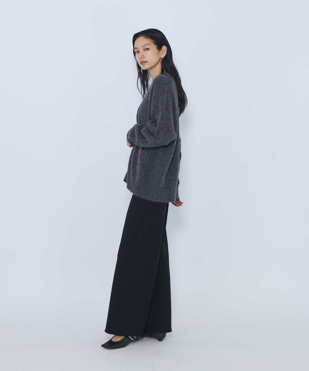 1er Arrondissement ダブルクロスバイヤスパンツ ブラック