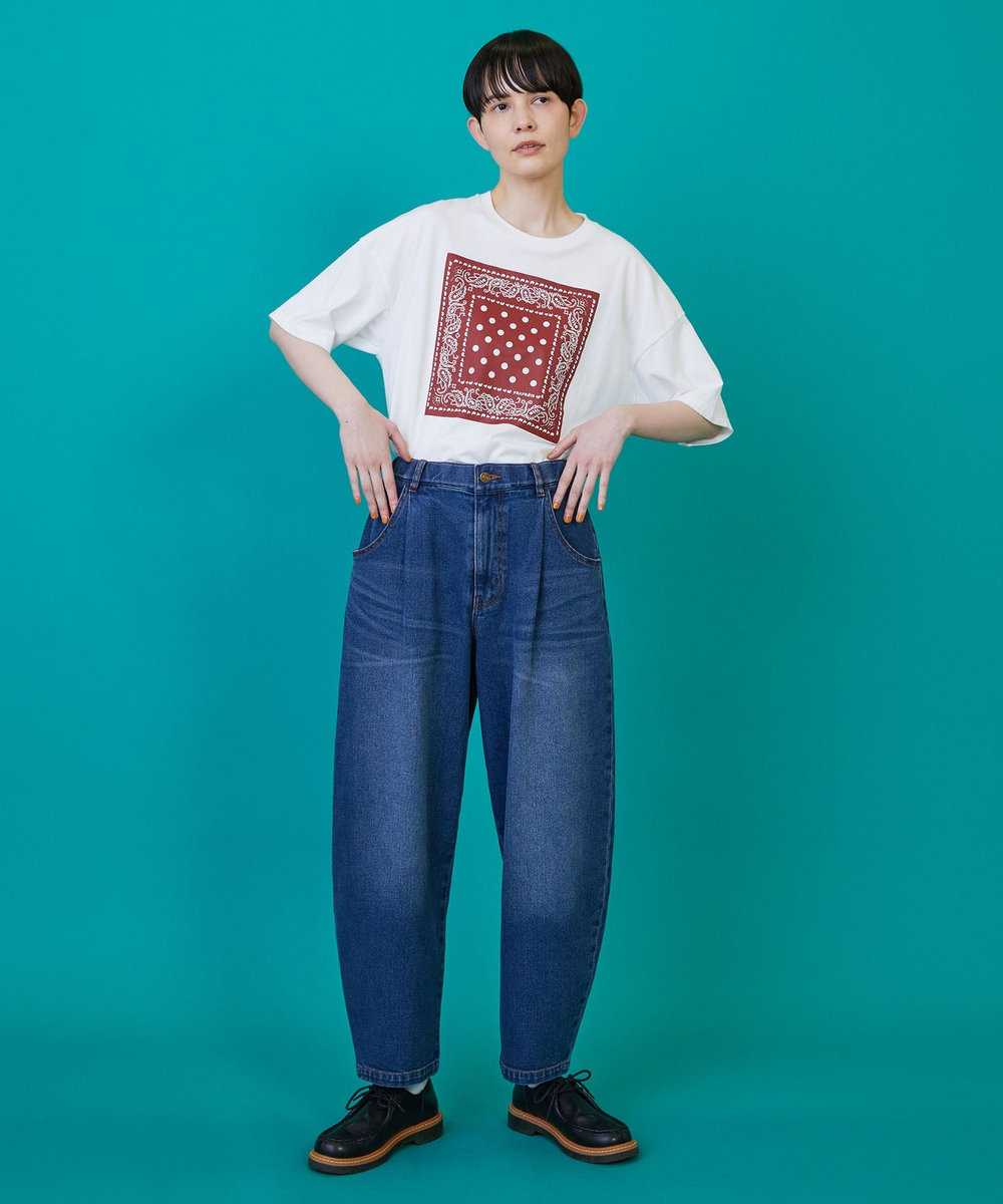 FRAPBOIS カーブデニム3 パンツ ブルー