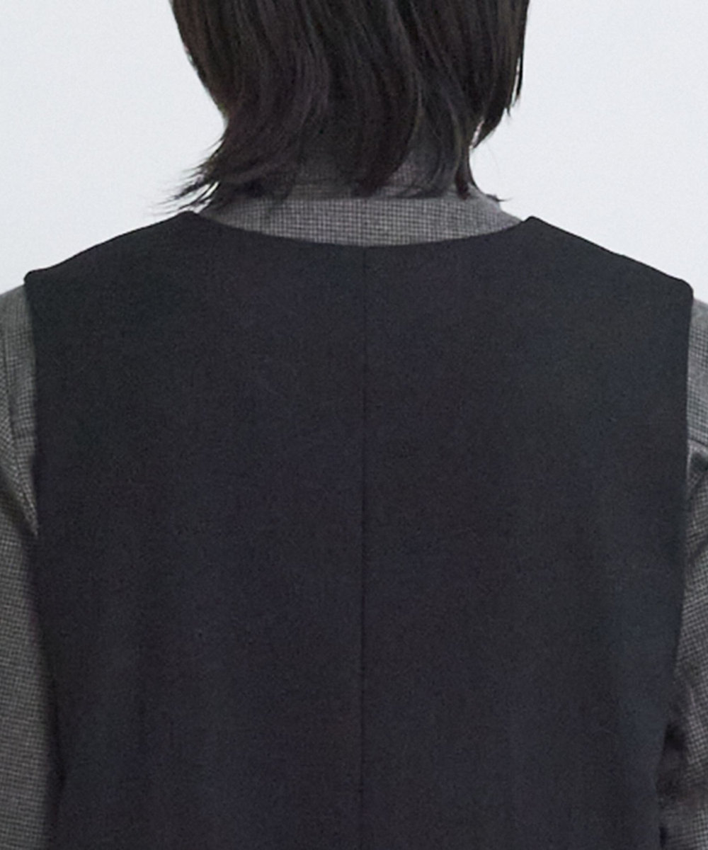 LOISIR ウールフラノオールインワン ブラック