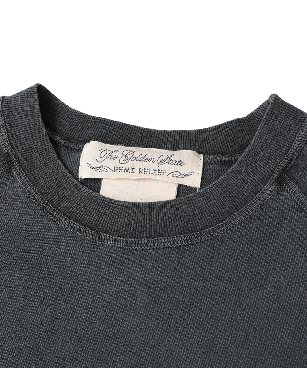 1er Arrondissement 【WEB限定】＜REMI RELIEF(レミ レリーフ)＞ロゴスウェット ブラック