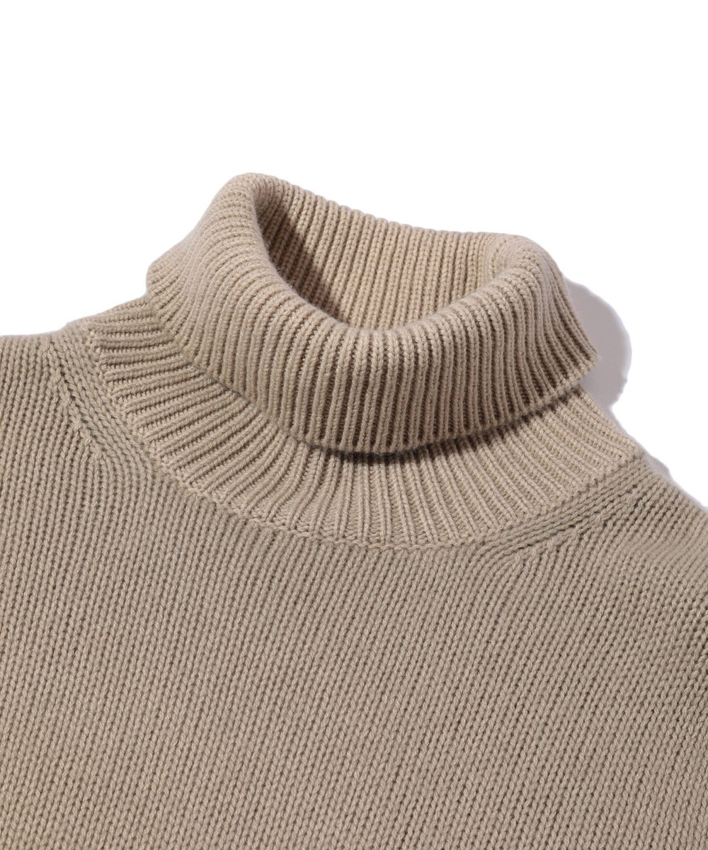 MEN'S BIGI 【FILIPPO DE LAURENTIIS】5Gタートルネックニット ベージュ