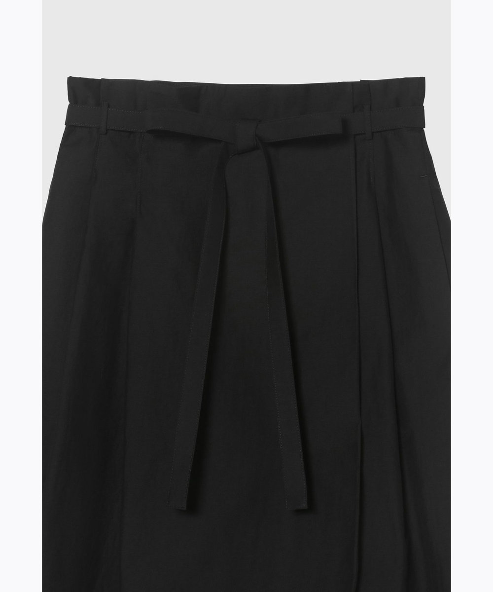 DÉPAREILLÉ COTTON NYLON WRAP SKIRT / コットンナイロンラップスカート ブラック