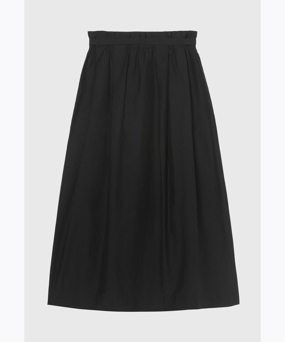 DÉPAREILLÉ COTTON NYLON WRAP SKIRT / コットンナイロンラップスカート ブラック