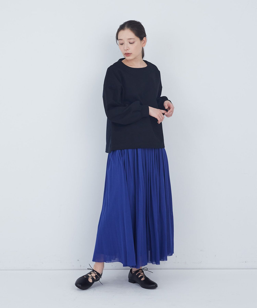 ADIEU TRISTESSE ギリーフラットシューズ ブラック
