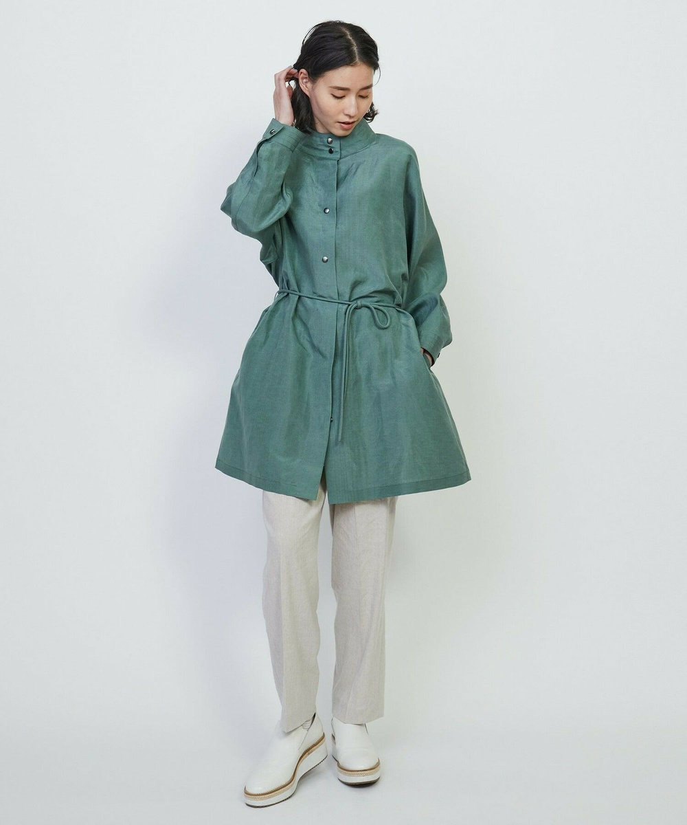 L'EQUIPE バイオリネンストレッチパンツ ベージュ
