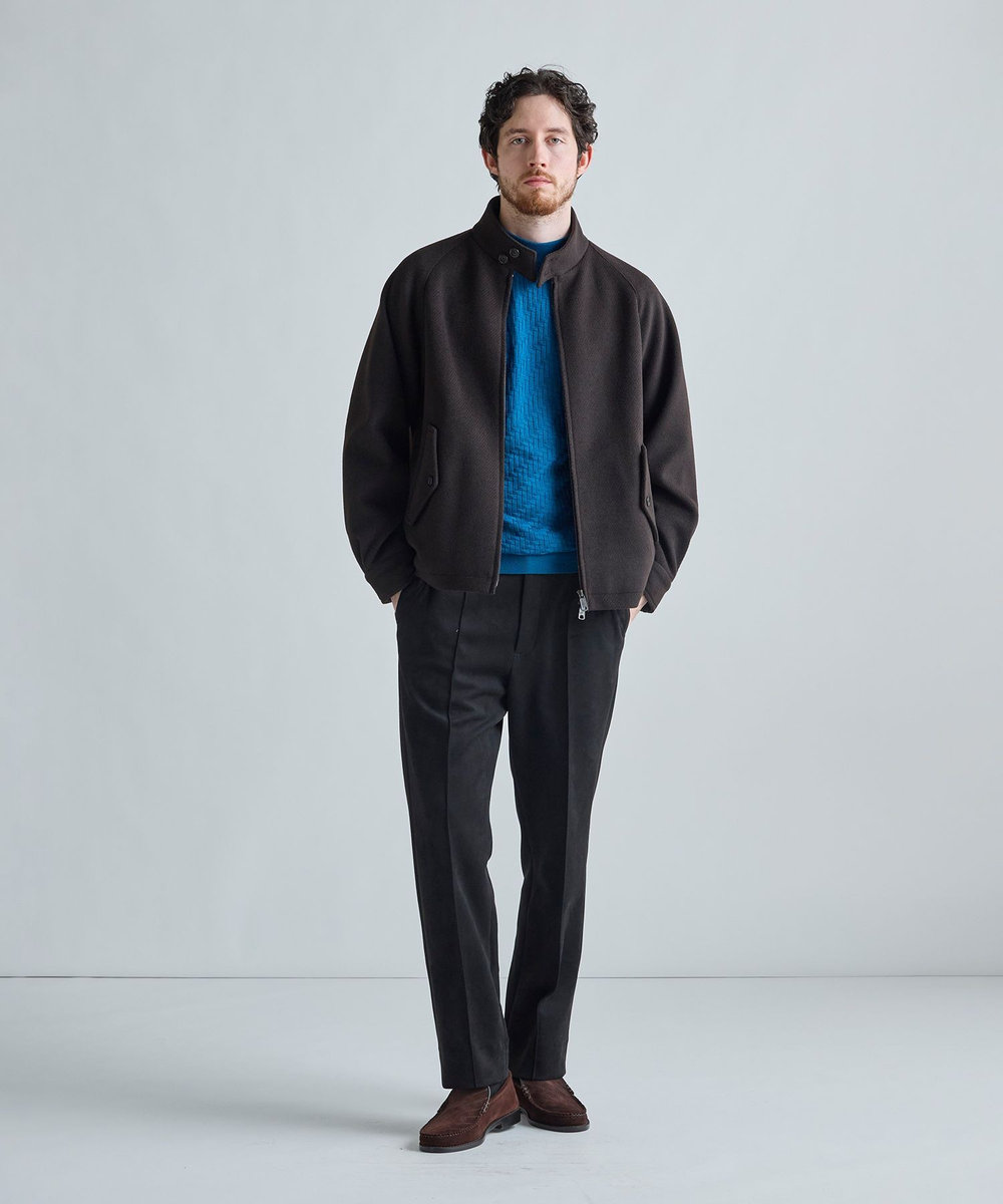 MEN'S BIGI 《別注》BARACUTA ツイルビーバージャージG4ブルゾン ブラウン